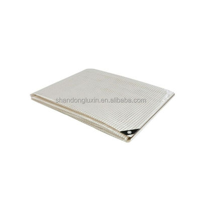 140g-220g Légère Blanc PE Tarpaulin Finition Des feuilles Couvertures avec motif à carreaux