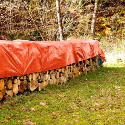 Poly-tarp tissé en PEHD revêtu de revêtement résistant aux UV pour bâches renforcées polyvalentes