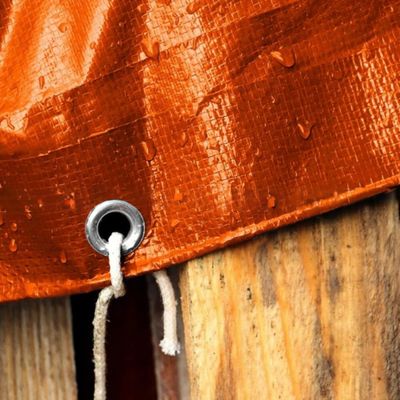 100% Virgin/Corée PE Tarpaulin tissé en plastique HDPE feuilles Tarpaulins avec revêtement LDPE