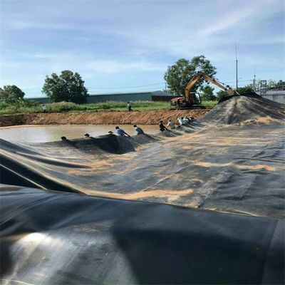 Ferme à poissons étang barrage décharge liner géomembrane HDPE 0,5 mm 0,75 mm 1,0 mm 1,5 mm 2,0 mm 3,0 mm