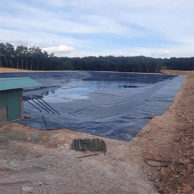 Ferme à poissons étang barrage décharge liner géomembrane HDPE 0,5 mm 0,75 mm 1,0 mm 1,5 mm 2,0 mm 3,0 mm