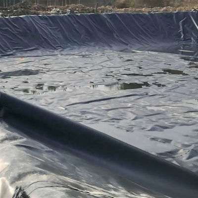 Surface doublée lisse 0,5 mm LDPE LLDPE HDPE géomembrane pour la ligne de barrage de la pêche