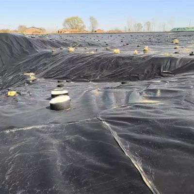 Surface doublée lisse 0,5 mm LDPE LLDPE HDPE géomembrane pour la ligne de barrage de la pêche