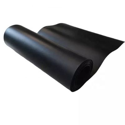 Style de conception industrielle 250 Mic Black Polyethylene Film HDPE feuille de géomembrane pour la construction en Afrique du Sud