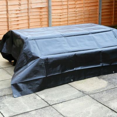 50-300gm personnalisé feuille de tissu de bâches en plastique pour toutes les conditions météorologiques