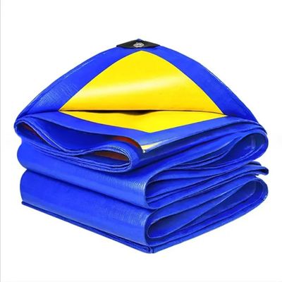 Couvertures de camions et de voitures en feuilles de plastique de couleur personnalisée avec une bâche en PEHD revêtue de 120GSM