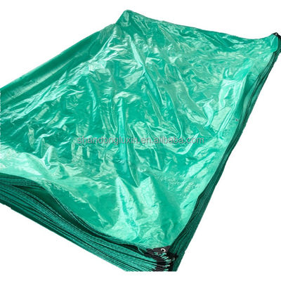 Couvertures de camions et de voitures en feuilles de plastique de couleur personnalisée avec une bâche en PEHD revêtue de 120GSM