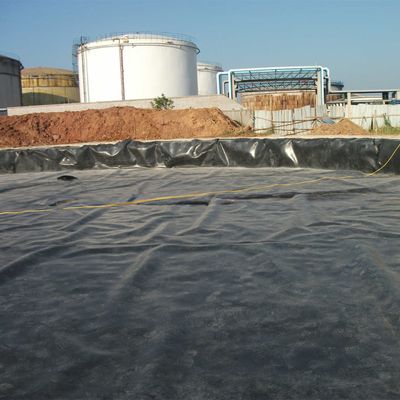 Géomembrane en HDPE à double surface lisse/à double texture pour revêtement d'étang étanche en plastique