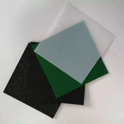 Géomembrane en HDPE à double surface lisse de 0,5 mm résistante à la corrosion pour l'élevage de crevettes