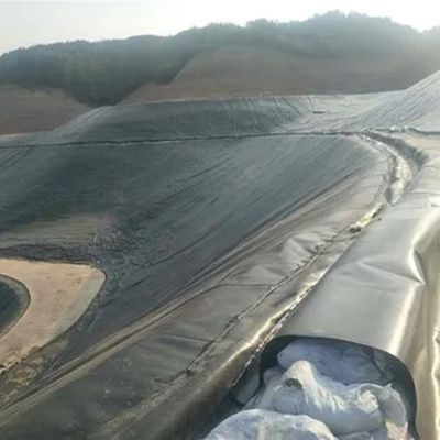 Géomembrane en HDPE à double surface lisse de 0,5 mm résistante à la corrosion pour l'élevage de crevettes