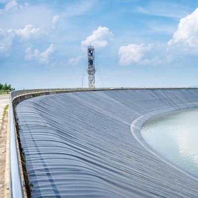 0.75mm HDPE Geoembrane Membrane imperméable à l'eau pour l'aquaculture