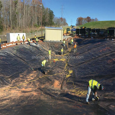 Double surface lisse LDPE revêtement de géomembrane revêtement d'étang pour une protection supérieure de l'eau