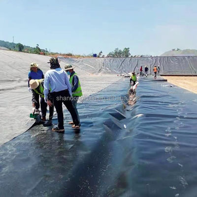 50m-100m longueur Hdpe étanchéité en plastique feuille de géomembrane pour l'aquaculture étang liner