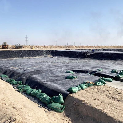50m-100m longueur Hdpe étanchéité en plastique feuille de géomembrane pour l'aquaculture étang liner