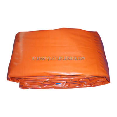 Rouleau de bâche PE léger pour l'origine Ueae feuille orange en 500D-1500D Nombre de fils
