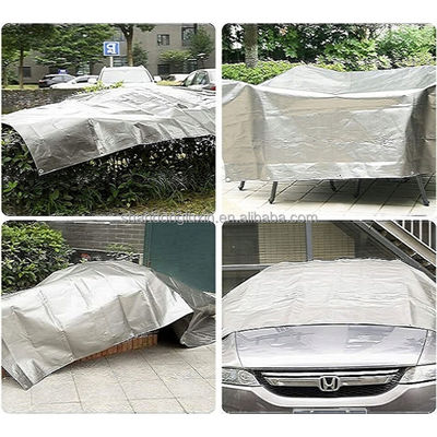 Teladure en PE 100% imperméable à l'eau Couverture de camion Teladure en PVC Densité 6*6-16*16 Plaid Style