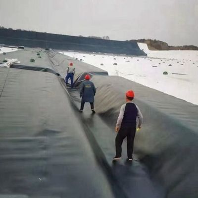 Géomembrane en HDPE noir de conception industrielle pour réservoir de lac artificiel étanche