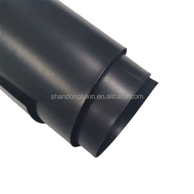 Géomembrane en HDPE de conception industrielle pour double doublure lisse d'étang et géomembrane