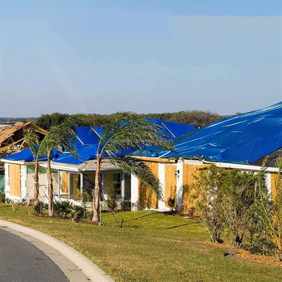 Tente de couverture de tolérance en PE en plastique contenant le haut du conteneur ouvert en feuille de bâche de bâche de largeur 2M-50M