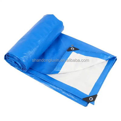 Tente de couverture de tolérance en PE en plastique contenant le haut du conteneur ouvert en feuille de bâche de bâche de largeur 2M-50M