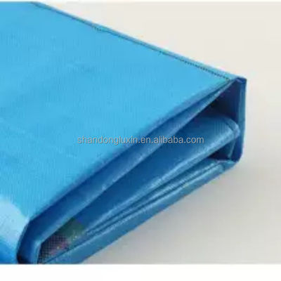 Tente de couverture de tolérance en PE en plastique contenant le haut du conteneur ouvert en feuille de bâche de bâche de largeur 2M-50M