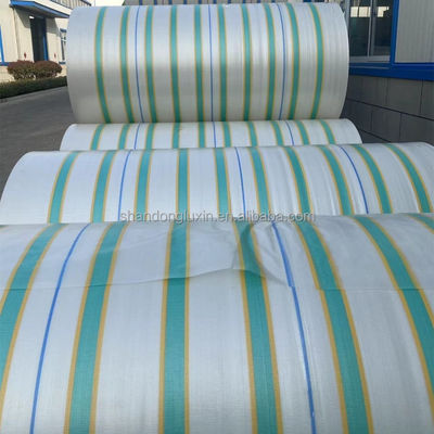 Protéger contre les rayons du soleil en étoffes de bâton vert jaune et vert rayé pour la protection contre la pluie et la poussière
