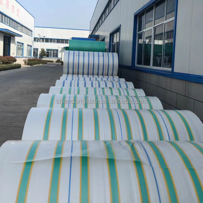 Protéger contre les rayons du soleil en étoffes de bâton vert jaune et vert rayé pour la protection contre la pluie et la poussière