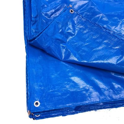 Tente en bâtonnet en PE bleu revêtu pour camion