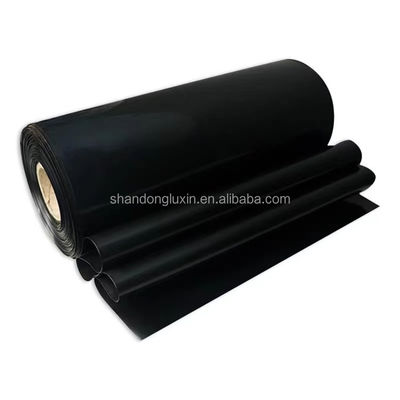 Geomembrane Liner d'étang en plastique HDPE noir pour le barrage du réservoir du lac artificiel 1,5 mm 2,0 mm