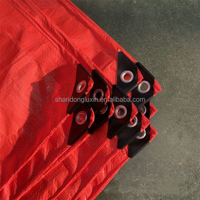 Polyéthylène rouge de bâche en PE résistant aux rayons UV et bloquant la lumière du soleil