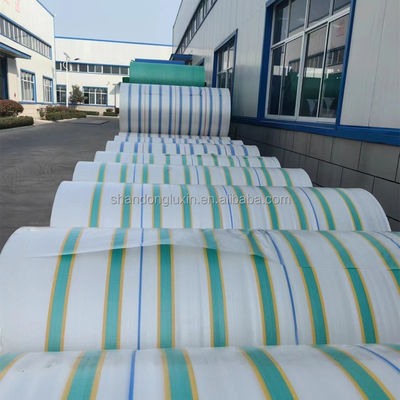 Tissus de bâches en PE résistant au soleil, résistant à l'usure et imperméable pour les applications lourdes