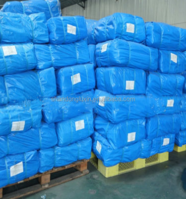 Tâche en PE bleu argenté étanche à l'eau pour tente de baldaquin ou couverture de piscine 50gm-280gm