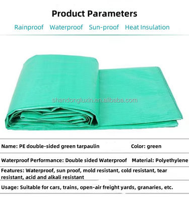 Tissus en PE imperméable à l'eau 700D-1500D Compte des fils Durée de paiement 30/70 pour le revêtement durable