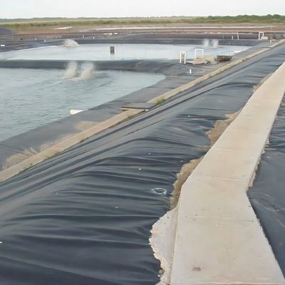Longueur moderne 50-200m Géomembrane noire respectueuse de l'environnement pour les sites d'enfouissement