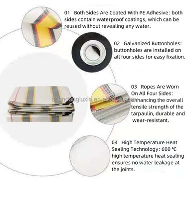 Tarte résistante aux taches pour les camions 50 gm-300 gm Tissu en PVC Design pliable