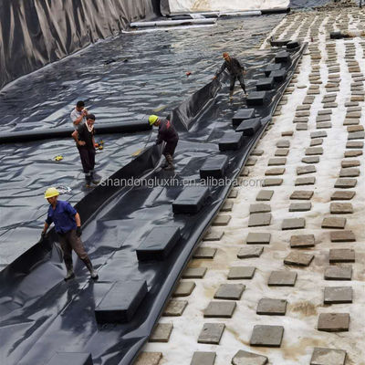 Surface lisse revêtement de géomembrane en PE de 2 mm pour les mines et autres applications industrielles