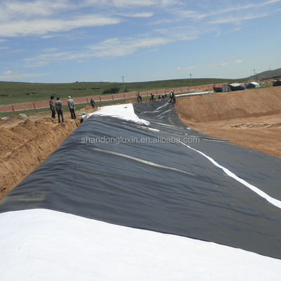 Surface lisse revêtement de géomembrane en PE de 2 mm pour les mines et autres applications industrielles