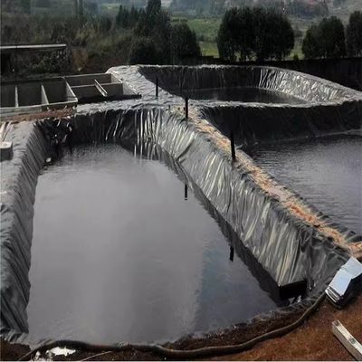 Géomembrane EVA en polyéthylène à haute densité noir pour réservoirs d'eau agricoles
