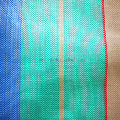 Tissu de bâche tissé en polyéthylène avec des propriétés résistantes au soleil et à l'eau