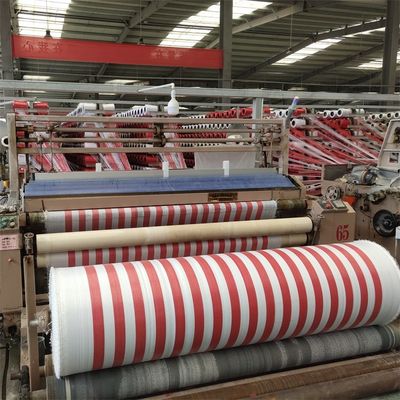 Tissu de bâche tissé en polyéthylène avec des propriétés résistantes au soleil et à l'eau