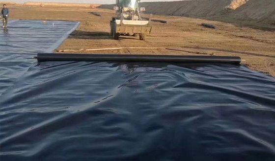 Liner d'étang de poisson à géomembrane HDPE 0,5 mm 1 mm 2 mm pour les sites d'enfouissement modernes
