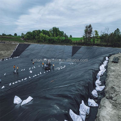 1.5 mm Geomembrane en HDPE noir pour le lac Dam Liner Farm Liner Style de conception industrielle