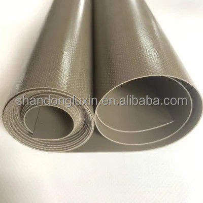 Rouleau de bâches en PVC double imperméable revêtu pour une largeur de 2 à 100 m
