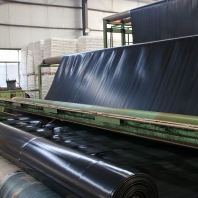 Conception moderne Geomembrane étang de poisson liner 0,3 mm 0,5 mm Largeur 1-6m Installation facile