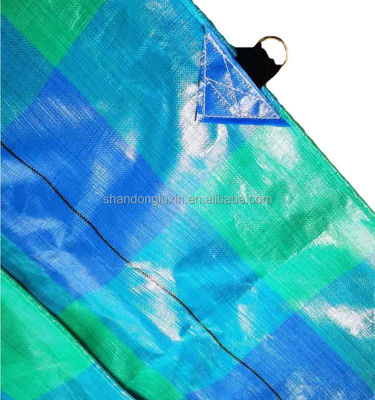 Couverture de palettes résistante à l'eau et lourde Tarpaulin Tarp 140gsm Couverture de palettes réutilisable