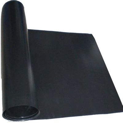 Géomembrane noire à double surface lisse pour étang de poisson