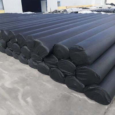 Service après-vente Géomembrane noire double lisse pour les fermes de crevettes et les sites d'enfouissement