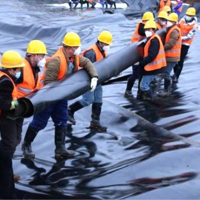 Liner de géomembrane HDPE personnalisable pour la ferme de crevettes dans les étangs de poissons dans le barrage du réservoir minier