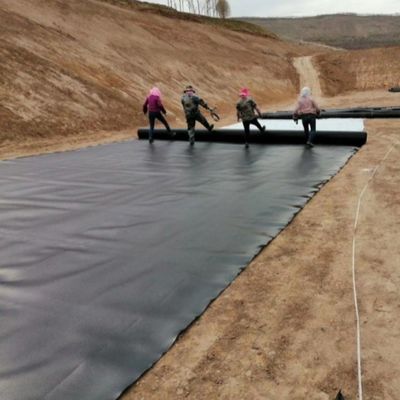 Kenya Farm Earch Dam Lining facilité avec 500 microns HDPE