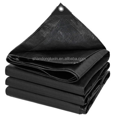 LDPE revêtement de bâche poly tissée bleu vert pour une protection solide et résistante au soleil